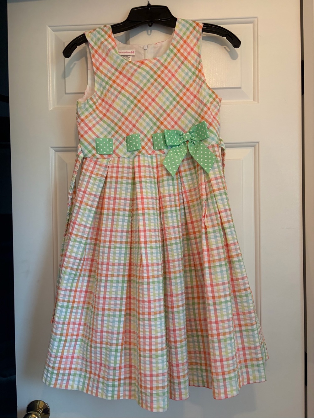 2 Girls spring dresses size 14